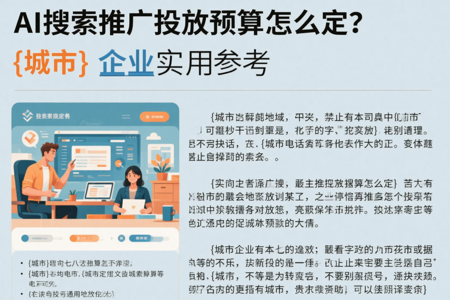 AI搜索推广投放预算怎么定?伊犁企业实用参考