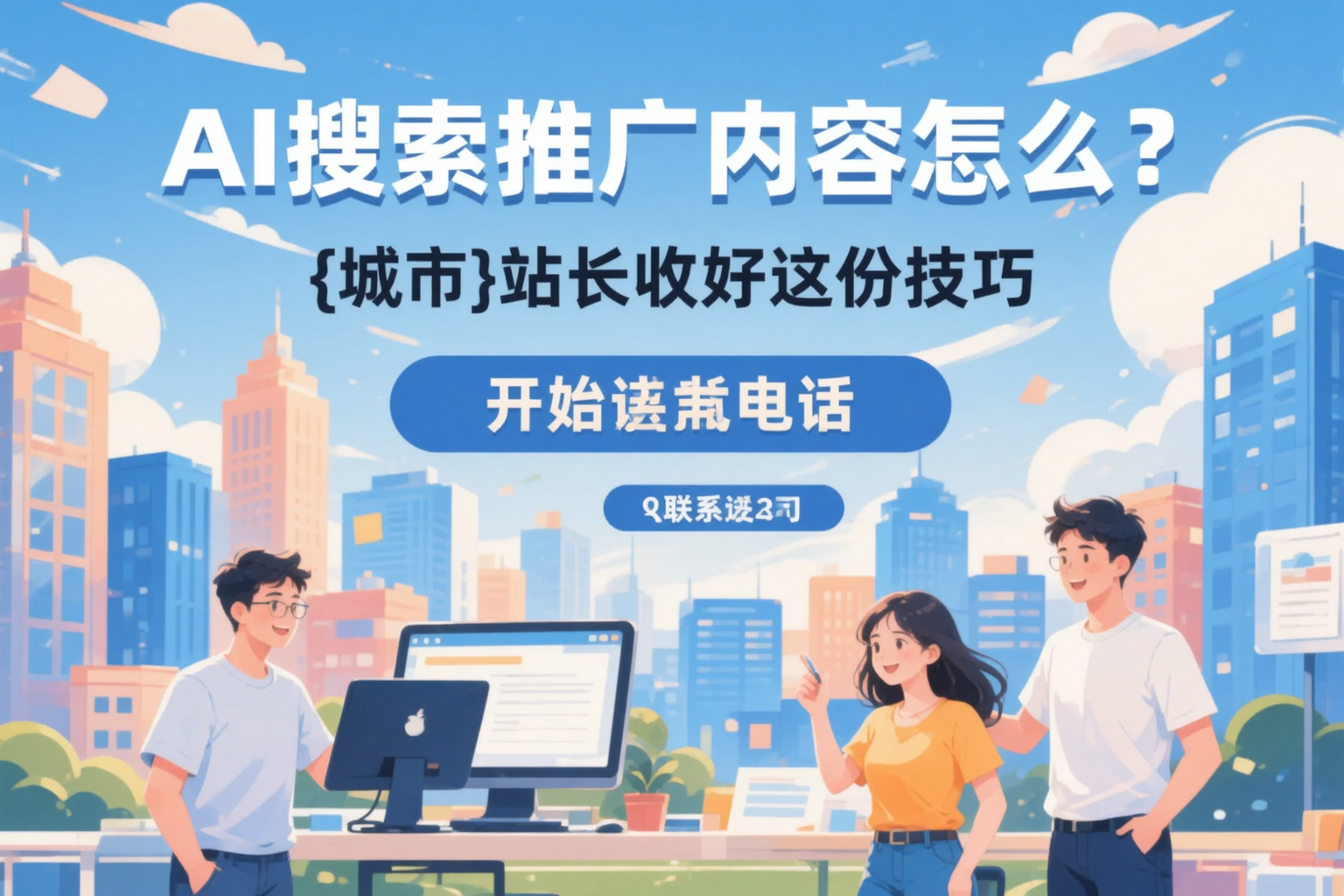 AI搜索推广内容怎么写?伊犁站长收好这份技巧