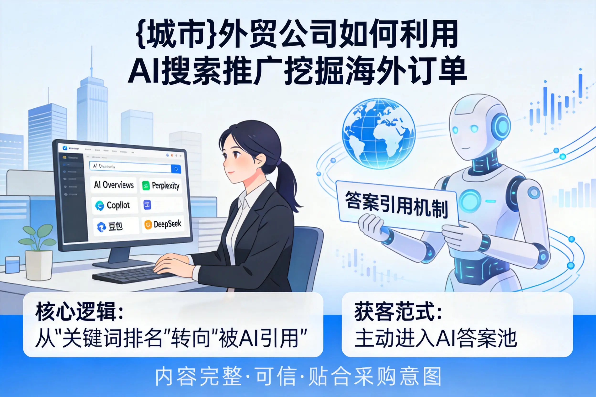 伊犁外贸公司如何利用AI搜索推广挖掘海外订单