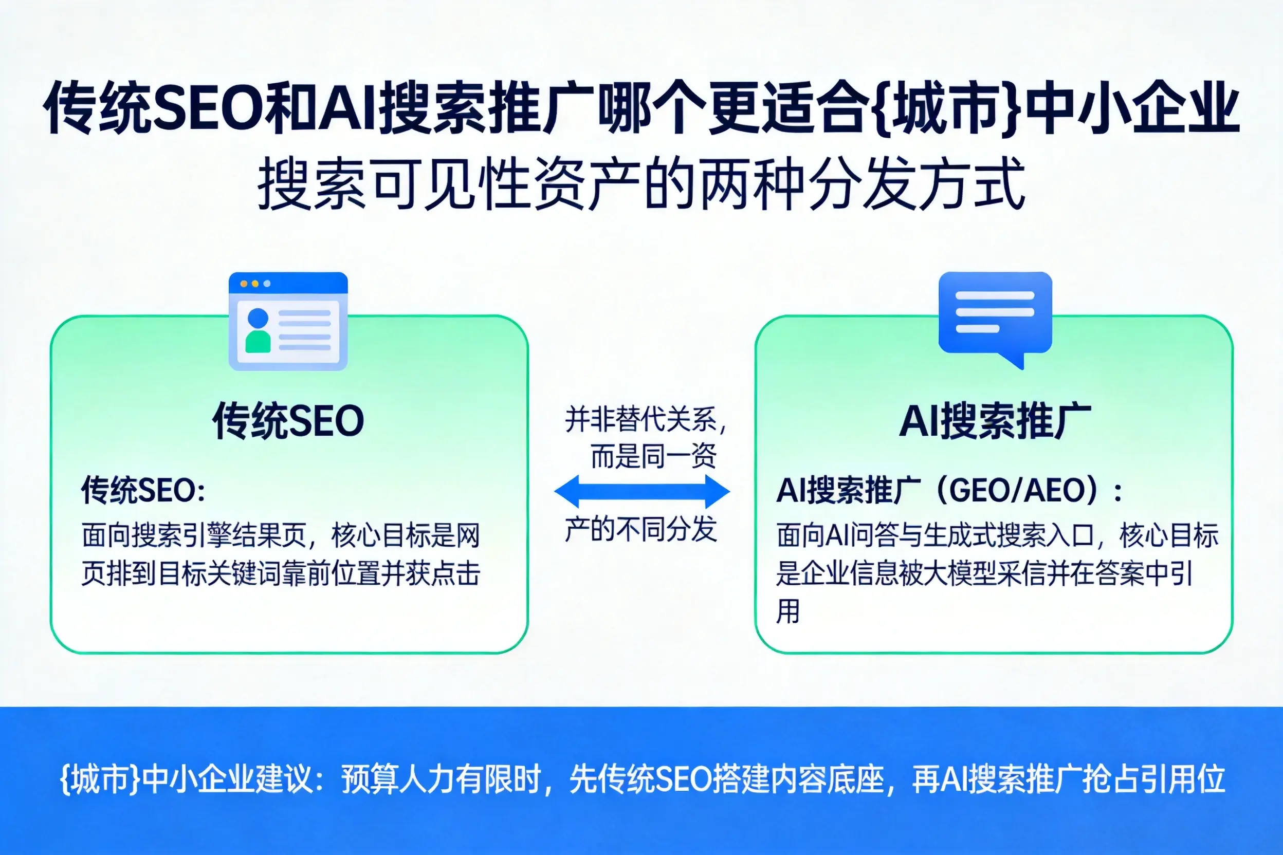 传统SEO和AI搜索推广哪个更适合伊犁中小企业