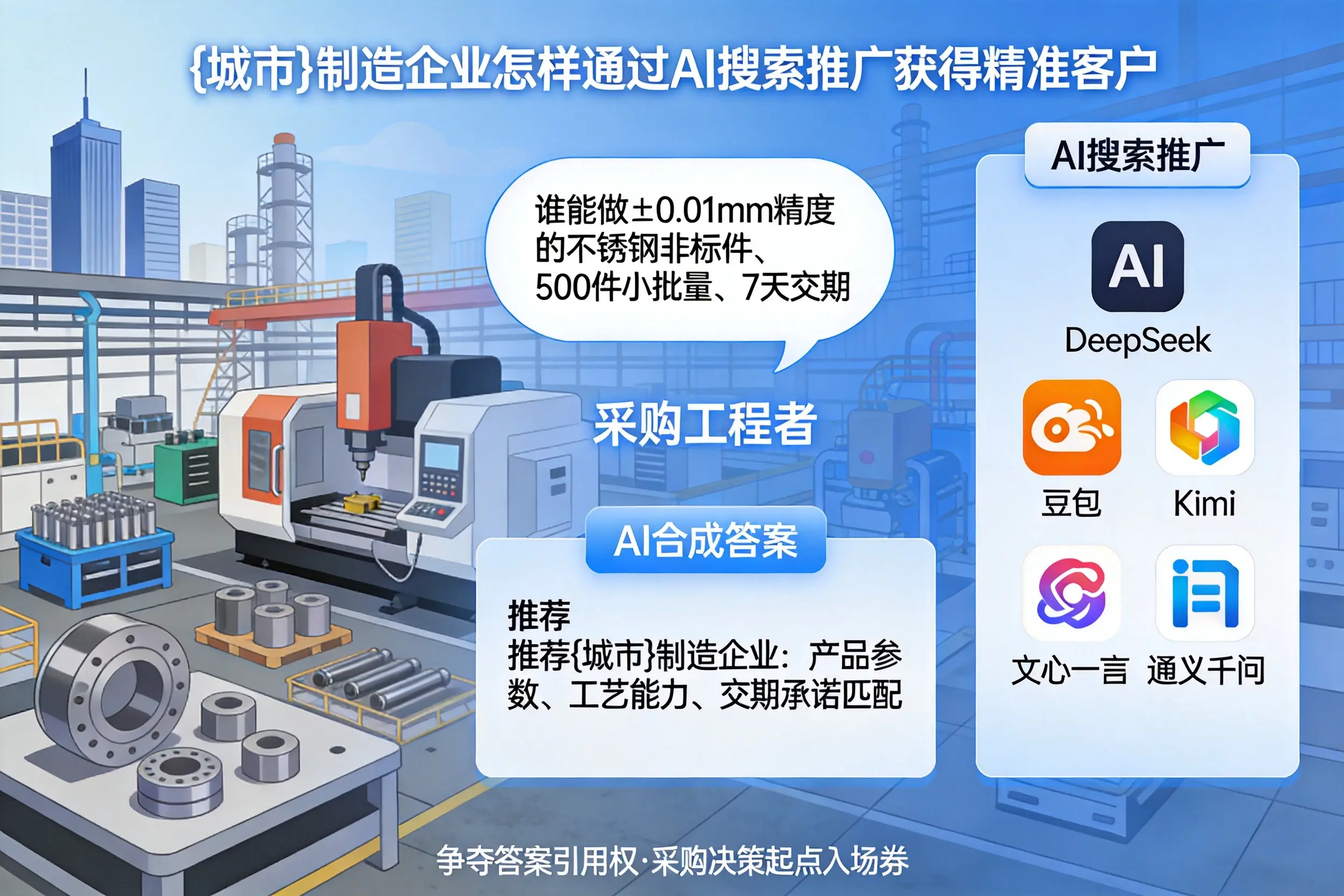 伊犁制造企业怎样通过AI搜索推广获得精准客户