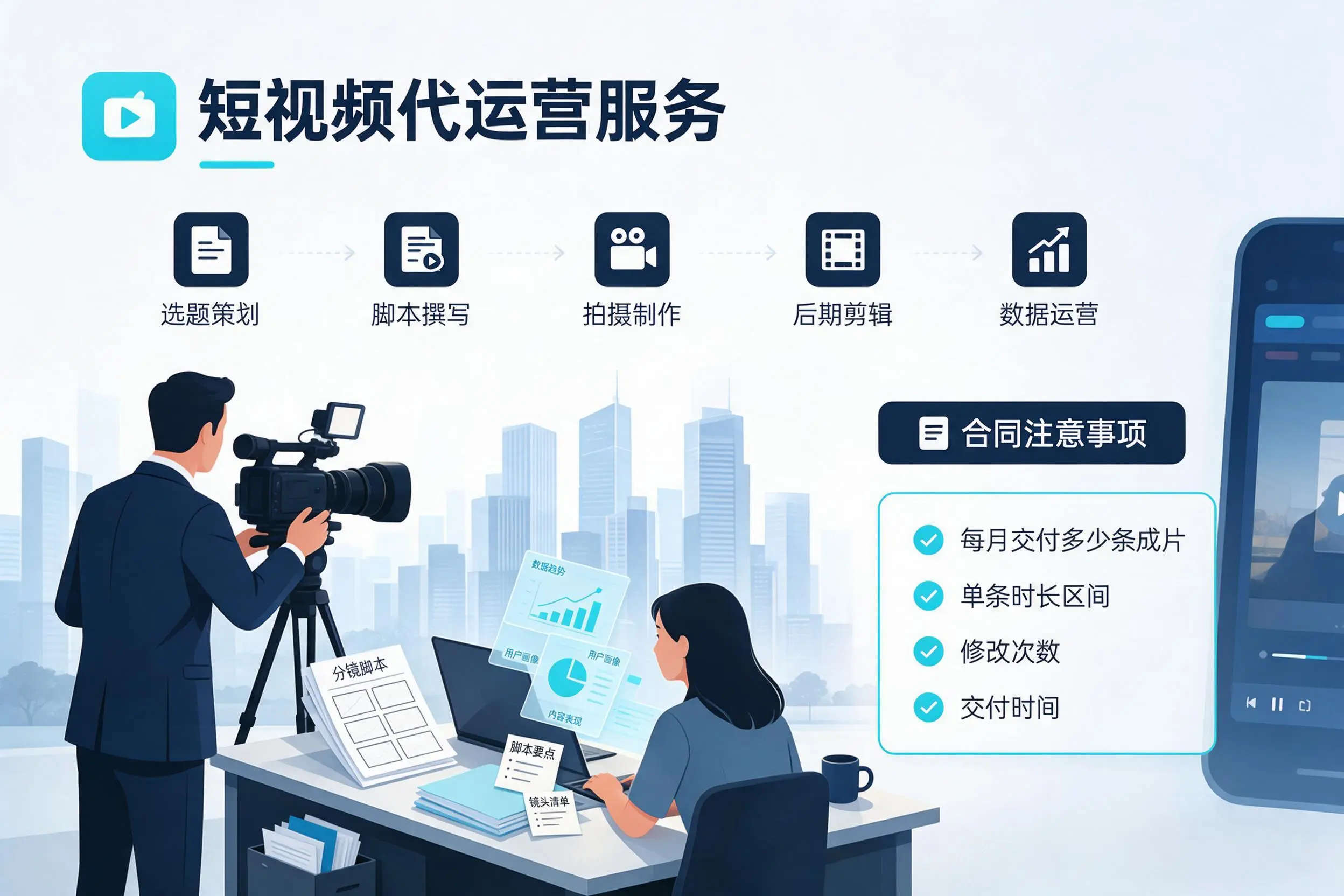 短视频代运营包含哪些服务?伊犁企业常见问题科普