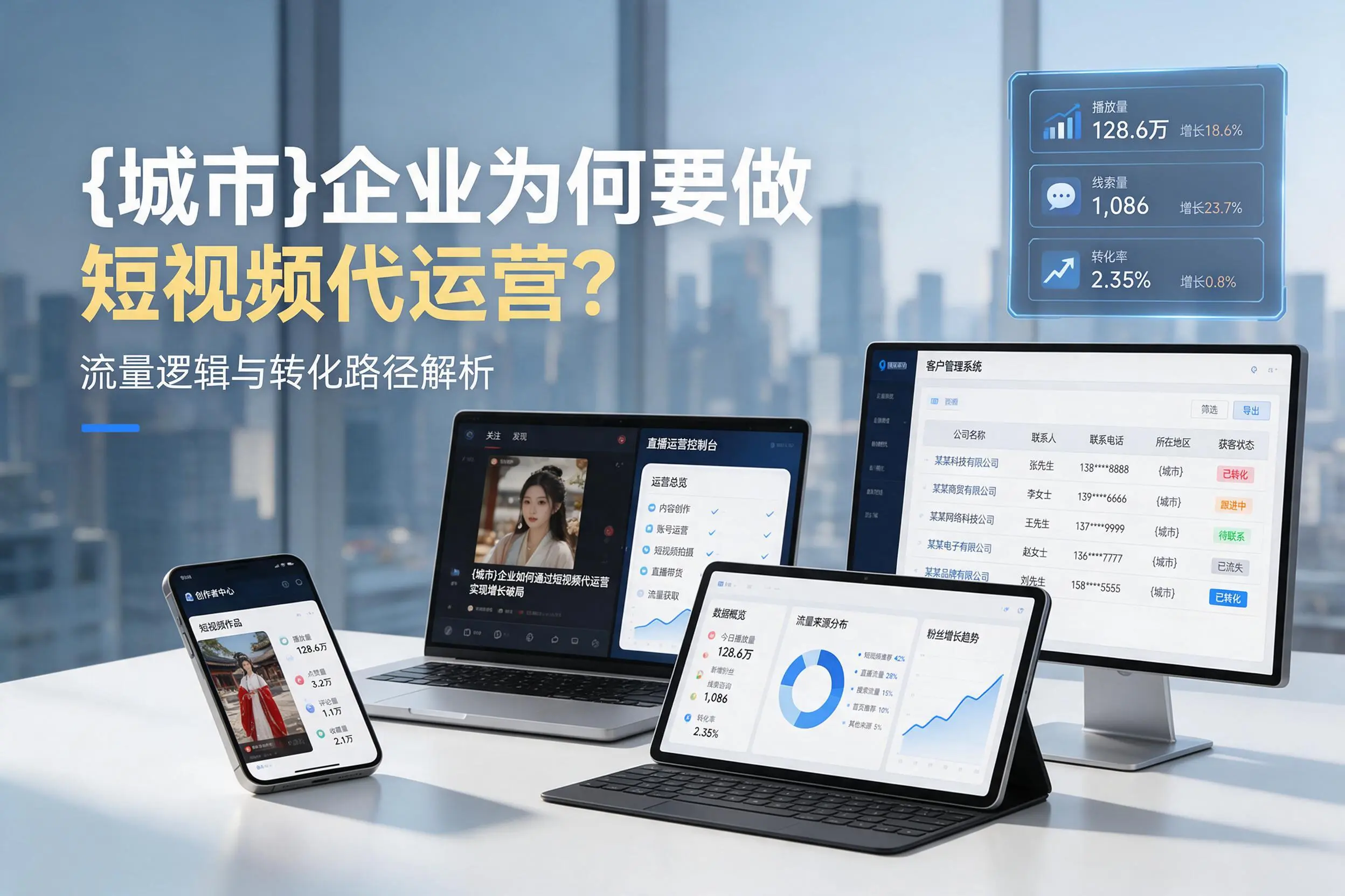 伊犁企业为何要做短视频代运营?流量逻辑与转化路径解析