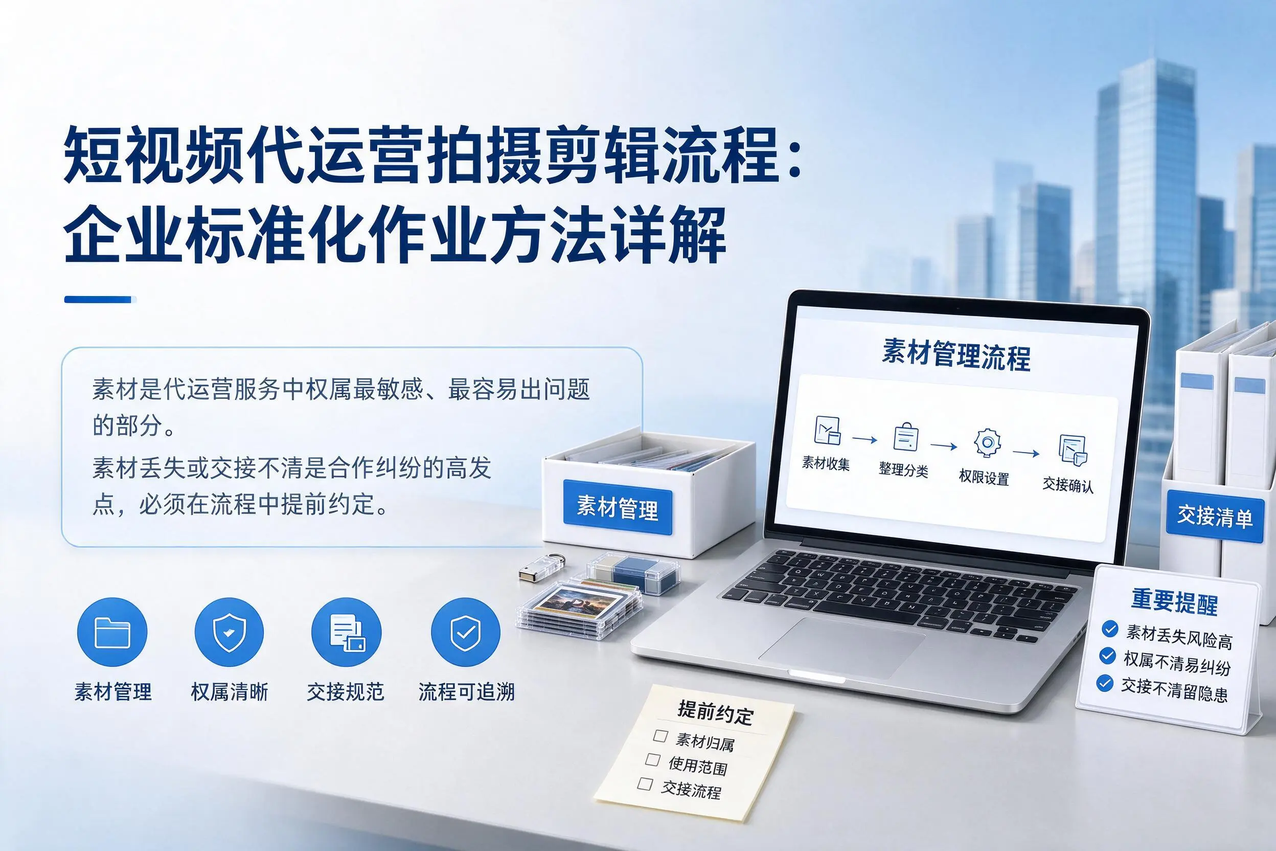 短视频代运营拍摄剪辑流程：伊犁企业标准化作业方法详解
