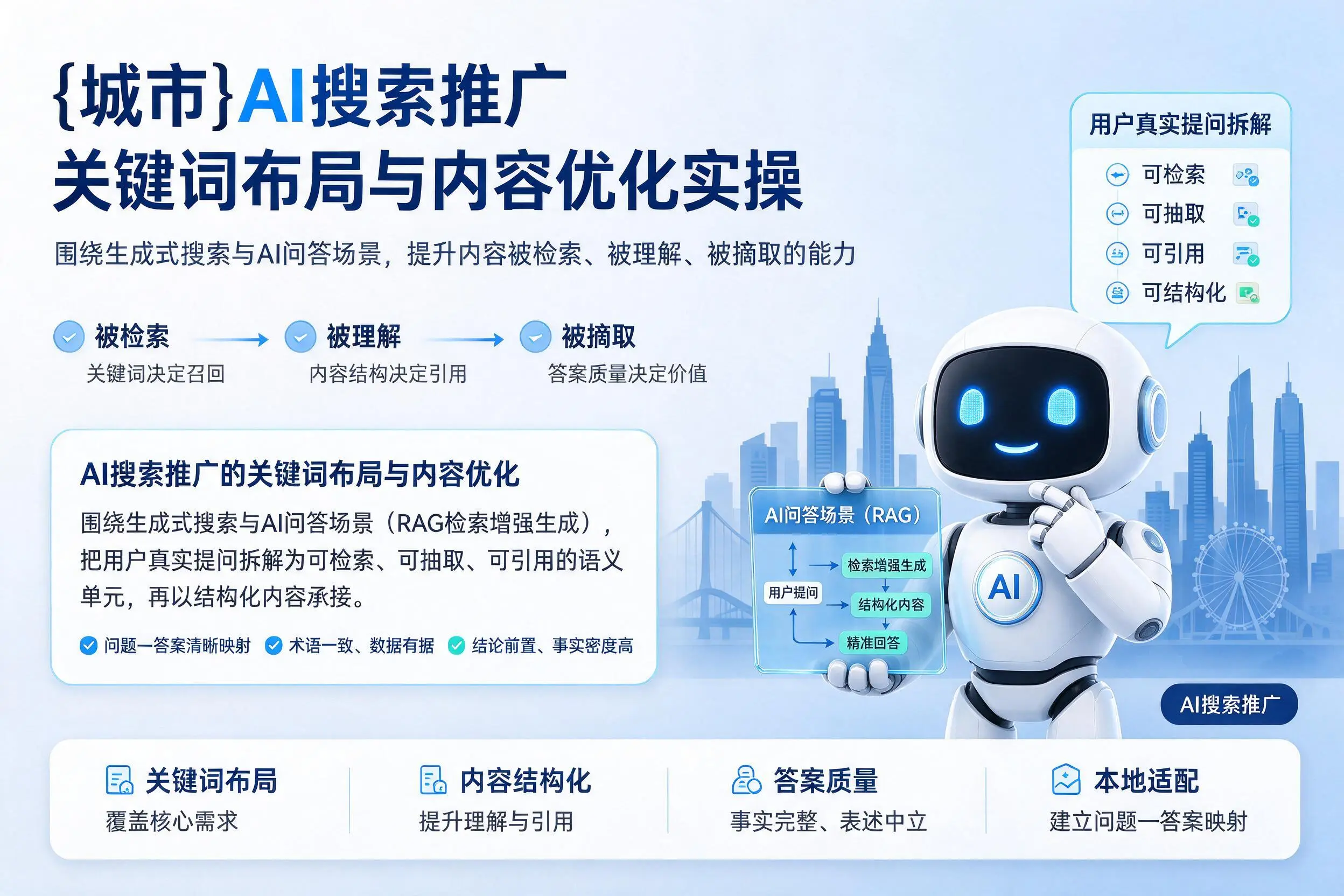 伊犁AI搜索推广关键词布局与内容优化实操